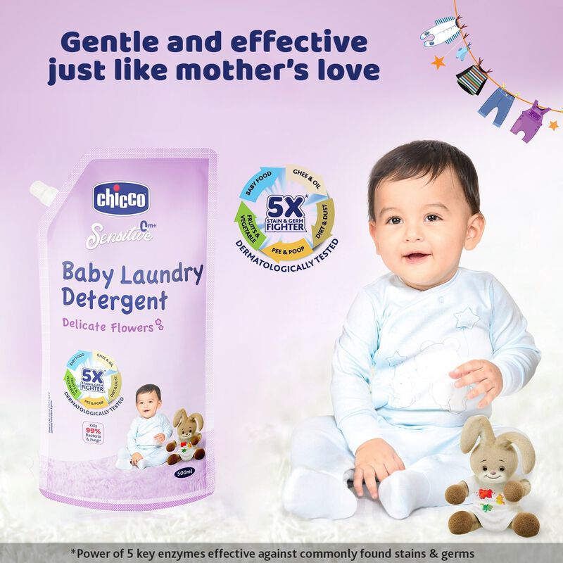 Baby Laundry Detergent (Delicate Flowers) (500ml) image number null